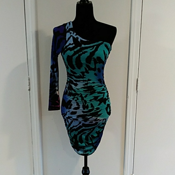 colorful animal print dress